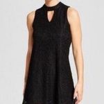 Lily Star black lace keyhole mini dress Photo 0