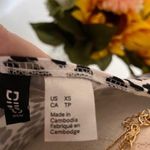 Leopard Black & White Print Wrap Dress Size XS Photo 5