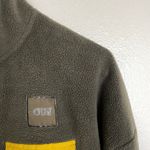 Picture Organic Arcca Snap Fleece Womens Small Brown Yellow Pocket Outdoors Ski Photo 3