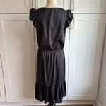SOYACONCEPT Women's Black Ruffle Midi Dress Size M Casual Black Size M Photo 1