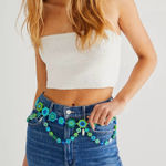 Free People Anna Sui X Daisy Chains Beaded Floral Chain Belt. Photo 0