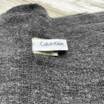 Calvin Klein Infinity Scarf Gray Knit Soft Chunky Minimalist Winter Casual Cozy Photo 6
