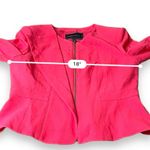 BCBGMAXAZRIA Edward Red Poppy Long Sleeve Full Zip Blazer Jacket Size M NEW Photo 5