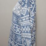 Vintage Needles & Yarn blue white Nordic fair isle sweater size medium Photo 2