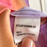 NWT 4Si3nna Elodie Tie Waist Crop Tank Sz L Pink Orange Purple Summer Fe… Size L Photo 6