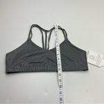 Beyond Yoga  Silver Twinkle Grey Sparkle Sports Bra Women Size Large Shine On NEW Photo 9