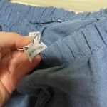 CP Shades  blue 100% Irish linen elastic waistband relaxed pants sz M Photo 4