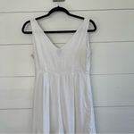 Princess Polly Women’s 8 White Jumpsuit Flare Leg Photo 2