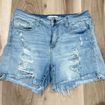 Carly Jean Los Angeles  Larsen High Rise Distressed Jean Shorts Women’s Medium Photo 0