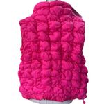 NEW IN Magenta pink Bubble Quilted Puffer Vest NEW Size L Photo 4