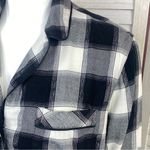 Victoria's Secret Victoria’s Secret Plaid‎ Flannel Shorts Sleep Romper Black White Small Photo 4