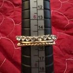 Fashion Gold Diamond Ring Size 6.5 Photo 0