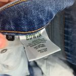 Edwin women's size 29 denim jeans raw hem crop straight leg usa Blue Photo 2