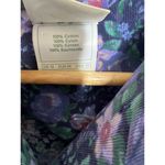 Laura Ashley Vintage Floral Corduroy Midi Dress Size 10 Fits Small Photo 5
