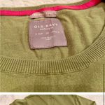Old Navy Vintage Y2K Lightweight Avocado Green Lightweight Sweater w/Butterfly Detail 1X Photo 5