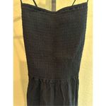 Halara Size M Backless Crisscross Adjustable Strap Shirred Plicated Flowy Mini Linen-Fe Photo 4