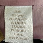 Caslon Pinstripe Blazer Wool Blend Classic Office Siren Workwear Quiet Luxury 6P Gray Size 6 Photo 3