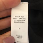 Lucky Brand  Black rose floral babydoll chiffon top‎ Photo 6