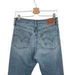 Levi's Wedgie Straight Jeans Distressed Denim Medium Wash Blue Size 30 Photo 11