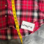 Victoria's Secret  Plaid PJ Set LG Red Black Plaid Long Sleeve Pants Holiday Cozy Photo 4