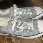 Converse  All-Star‎ Sneakers Shoes Women's Size 7 Silver Metallic Photo 0