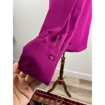 Cynthia Steffe Magenta V-Neck Blouse M | Bold Work-to-Wine Top, Style 8459051 Photo 9