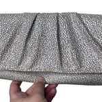 Lauren Merkin  Pebble Leather Clutch Pouch Off White Womens OS Photo 0