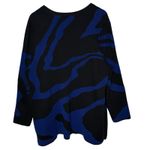 Chico's Chico’s Blue Print Lurex Cardigan Open Front, size XXL Photo 2