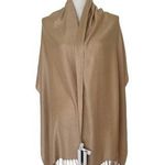 Nine West NWT Woman’s Solid Beige Scarf 22”x 70/80” Photo 1