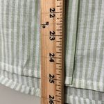 Dina K women’s size XL casual long sleeve linen button down roll tab sleeves nwt Green Photo 6