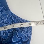 Elle Blue Lace Sleeveless Dress with Black Belt, Women's Size Medium Photo 7