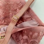 We Are HAH Hook Up Bra Size DD Band 32-40 Lace Balconette Dusty Rose Underwire Photo 9