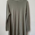 Chico's Womens Size 1 V-Neck Long Sleeve Silk Knit Pullover Casual Sweater Green Photo 10