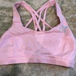 SoulCycle  Light Pink Sports Bra with Criss-Cross Back Photo 0