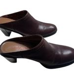 Aerosoles Dark Brown Leather Mules Photo 4