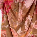 Diane Von Furstenberg Diane‎ Von Furstenberg Silk Blend Floral Print Sheer Chiffon Scoop Neck Blouse Photo 9