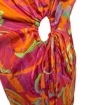 Farm Rio NEW  Tropical Print Midi Maxi Dress Cutout Sleeveless Size Small $225 Photo 9