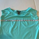 Hillard & Hanson  Womens Size XS‎ Teal Fitted Top Blouse Boatneck Coastal Preppy Photo 3