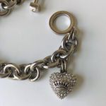 Juicy Couture Crystal Heart Charm Toggle Bracelet Photo 1