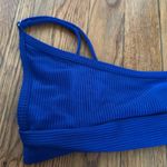 frankie's bikinis  Gavin Ribbed Scoop Bikini Top cerulean royal blue XXL Photo 3
