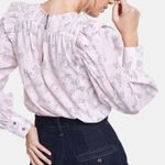 Rebecca Taylor La Vie Darcie Smocked Blouse in Multi Dot Print Size XS Photo 8