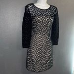 J.Crew New w Tags Little Black Lace Long 3/4 Sleeve Dress Womens 00 Photo 2