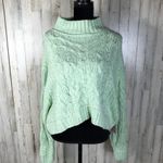 Free People Merry Go Round Cable Knit Crop Sweater Photo 2