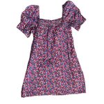 J.Crew  Afternoon Linen Dress Berry Floral‎ Pink Size Small Photo 13
