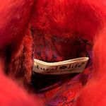 Natural Life NWOT Fuzzy Red Pinch Pouch Photo 14