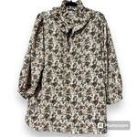 First Love  sz womens 1X Feeling Thankful Top pullover 3/4 sleeve ruffle v-neck Photo 0