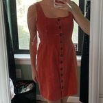 Orange Denim Dress Photo 2