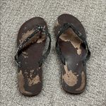 Roxy Black and Brown Sandals Photo 3