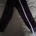Alice + Olivia NWOT Black Sequin Pants Size 2 Photo 7