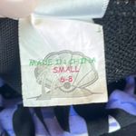 Floral Swimsuit One Piece Purple Black S Small 6 8 Photo 7